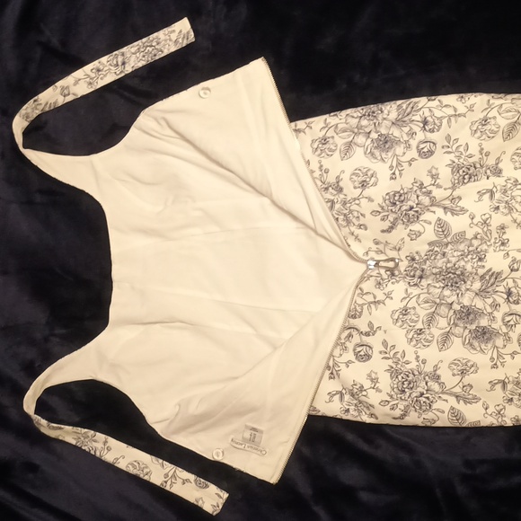 Christian Lacroix Toile De Jouy Dress - Size 0 - Classic French Floral Design - Picture 6 of 12